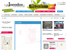 Tablet Screenshot of issoudun.fr