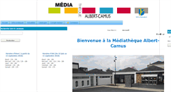 Desktop Screenshot of mediatheque.issoudun.fr