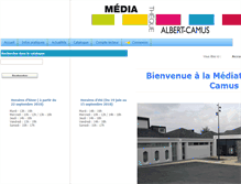 Tablet Screenshot of mediatheque.issoudun.fr